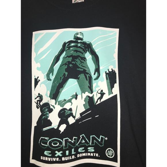 Conan Exiles T-Shirt Men’s M Short Sleeve Black - Picture 3 of 8